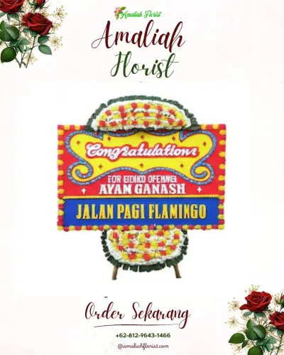 Bunga Papan Congratulation di Karang Asem Barat